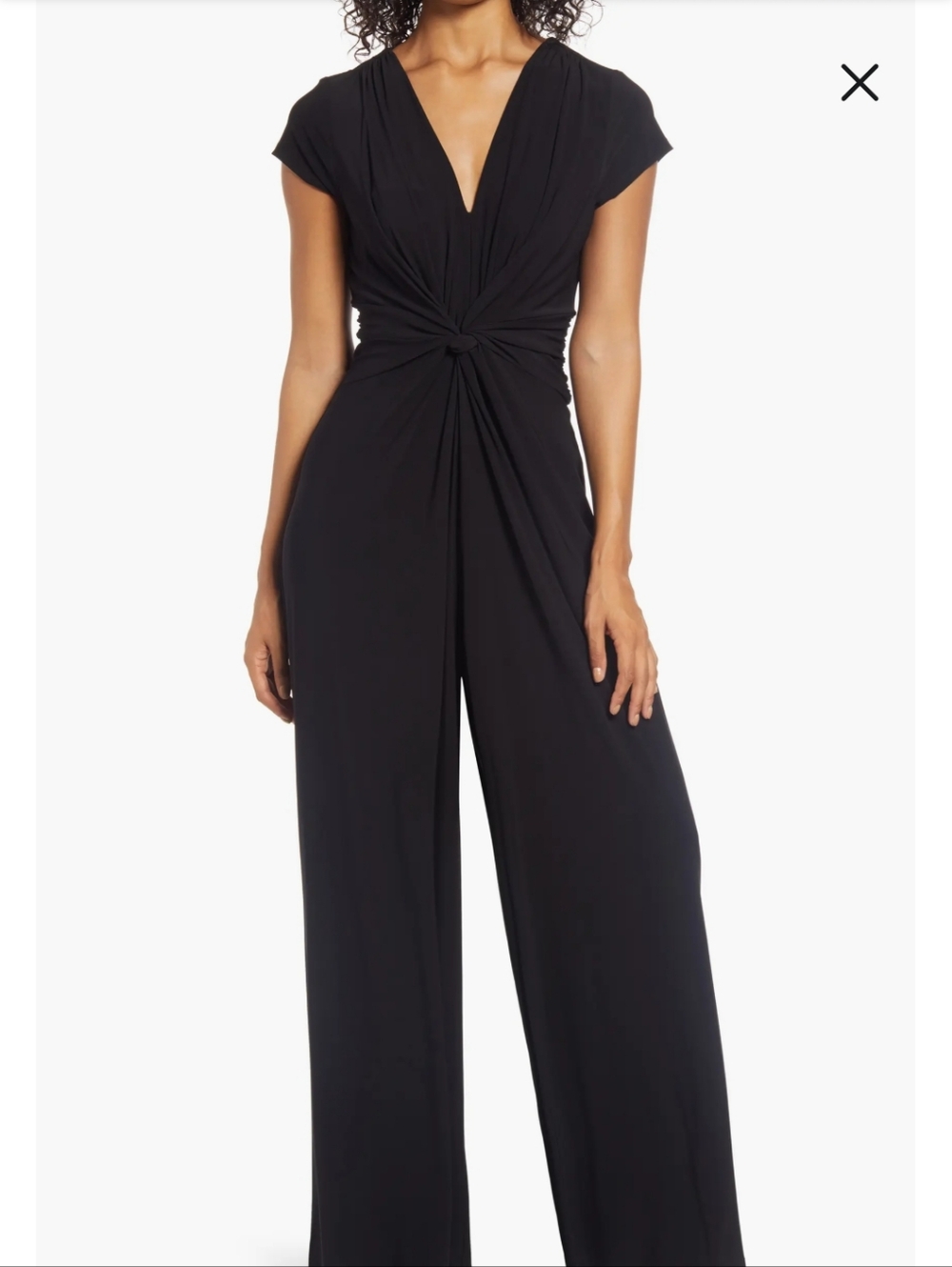 Vince Camuto Navy Jumpsuit